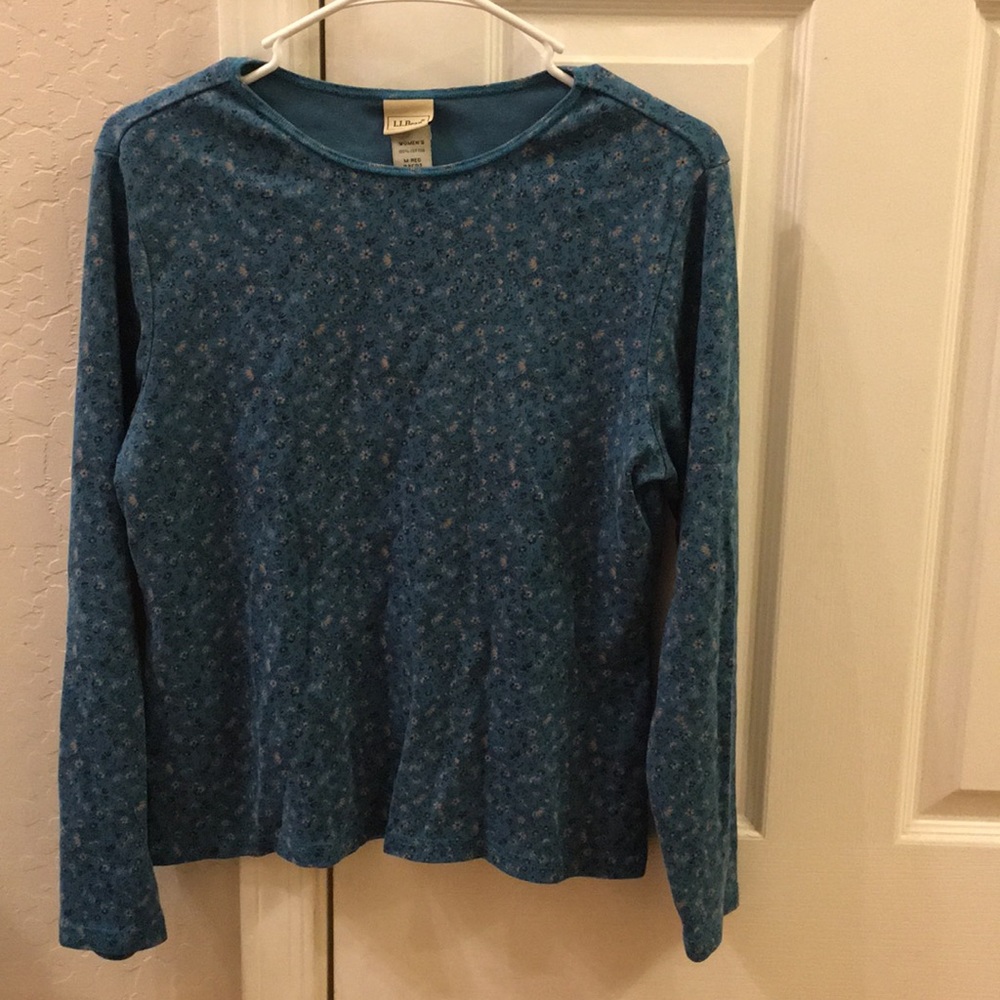 L.L. Bean Floral Long Sleeve